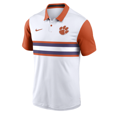 Polo universitario Nike Dri-FIT para hombre Clemson Tigers Primetime Campus Vapor