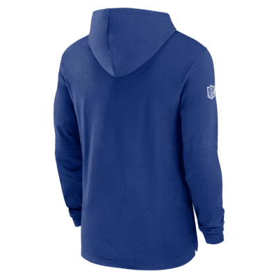 New York Giants Sideline Men's Nike Dri-FIT NFL Long-Sleeve Hooded Top