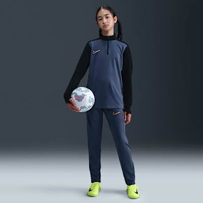 나이키 아카데미 주니어 드라이 핏 긴팔 쿼터집 축구 드릴 탑