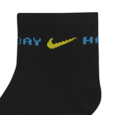 Nike Everyday Big Kids' Lightweight Ankle Socks (3 Pairs)