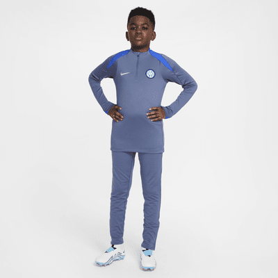 Inter Mailand Strike Nike Dri-FIT Fußball-Drill-Oberteil für ältere Kinder