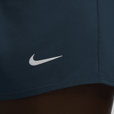 Nike One Pantalón corto con malla interior de talle medio y 8 cm Dri-FIT- Mujer