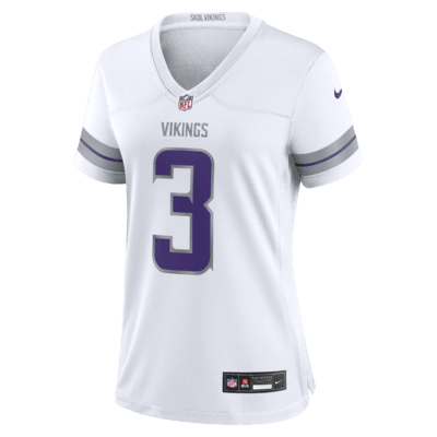 Jersey de fútbol americano Nike de la NFL Game para mujer Jordan Addison Minnesota Vikings