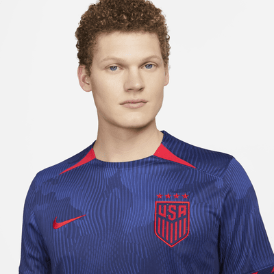 Jersey de fútbol Nike Dri-FIT para hombre de la selección femenina de fútbol de EE.UU. (4-Star) 2023 Stadium visitante