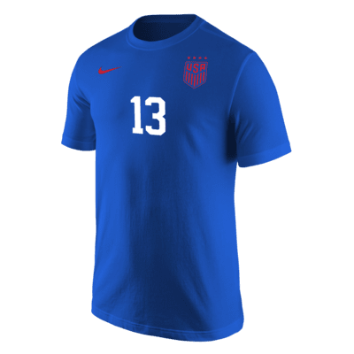 Playera de fútbol Nike para hombre Alex Morgan USWNT