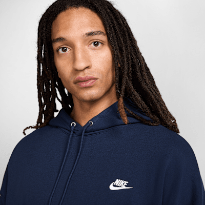 Męska bluza z kapturem z dzianiny dresowej o kroju oversize Nike Club Fleece