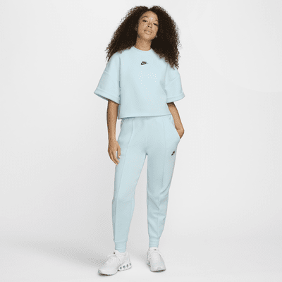 Nike Sportswear Tech Fleece Women's Oversized Short-Sleeve Cropped Top