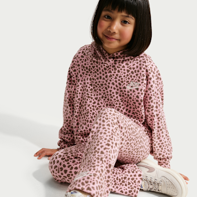 Conjunto de 2 piezas de tela de canalé para niños talla pequeña Nike Wild Warmth