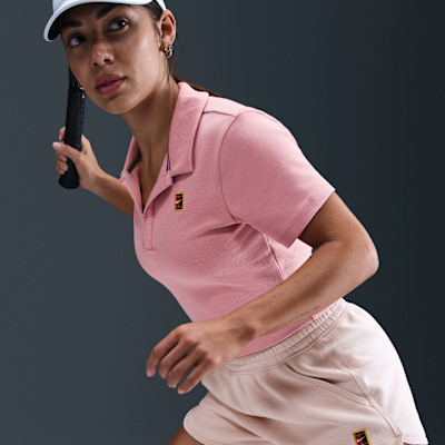 NikeCourt Heritage Women's Mid-Rise Fleece Tennis Shorts