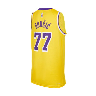 Luka Dončić Los Angeles Lakers 2024/25 Icon Edition Nike NBA Replika-Trikot (ältere Kinder, Jungen)