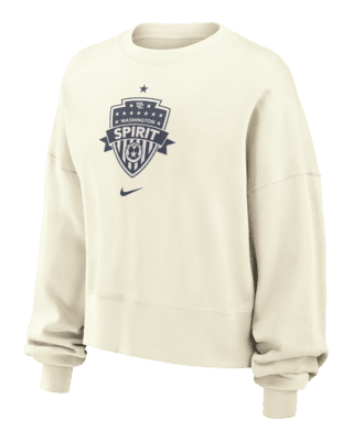 Женский свитшот Washington Spirit Phoenix Fleece Nike NWSL Crew-Neck