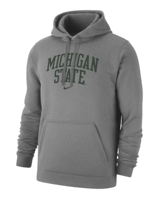 Мужское худи Michigan State Club Fleece Nike College Pullover Hoodie