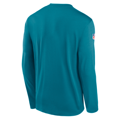 Playera de manga larga Nike Dri-FIT de la NFL para hombre Jacksonville Jaguars Alt Legend Small Logo