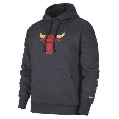 Sudadera con capucha Chicago Bulls Logo 100% Fleece para hombre