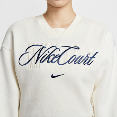 나이키코트 컬렉션 여성 크루넥 테니스 탑