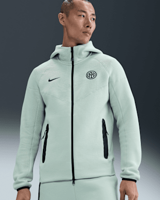 Inter Milan Tech Windrunner Men's Nike Football Full-Zip Hoodie