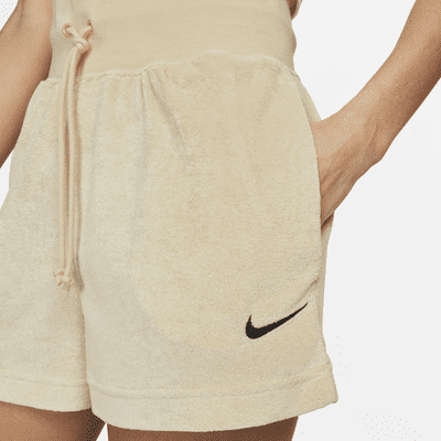 nike women's terry shorts