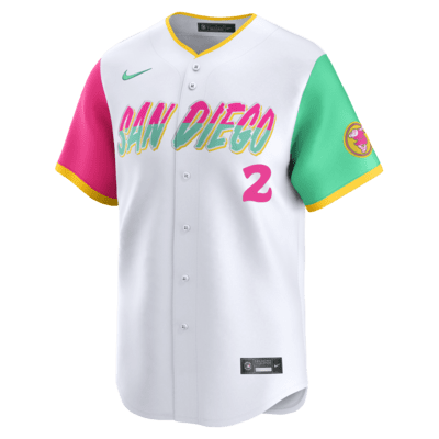 Jersey Nike Dri-FIT ADV de la MLB Limited para hombre Xander Bogaerts San Diego Padres City Connect