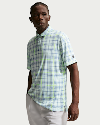 Мужские  Nike Par Dri-FIT Tartan Golf Polo