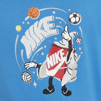 Playera para niños talla grande Nike Sportswear