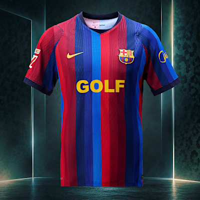 Nike Autentyczna koszulka piłkarska Dri-FIT ADV FC Barcelona x GOLF WANG Match 2026/27 (wersja domowa)