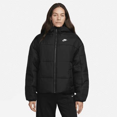 Ledig huvjacka Nike Sportswear Classic Puffer Therma-FIT för kvinnor