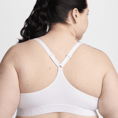 Brassière de sport réglable rembourrée à maintien léger Nike Indy pour femme (grande taille)