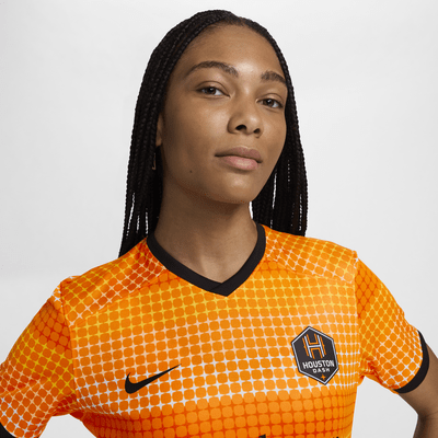 Jersey Nike Dri-FIT de la NWSL tipo réplica para mujer Houston Dash 2024 Stadium Primary