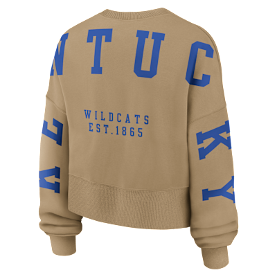Sudadera de cuello redondo sin cierre universitaria Nike para mujer Kentucky Phoenix 2_Hit