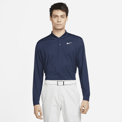 Nike Dri-FIT Victory Langarm-Golf-Poloshirt für Herren