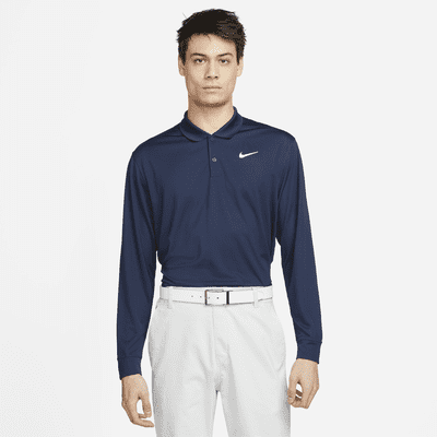 Nike Dri-FIT Victory Men's Long-Sleeve Golf Polo. Nike BG