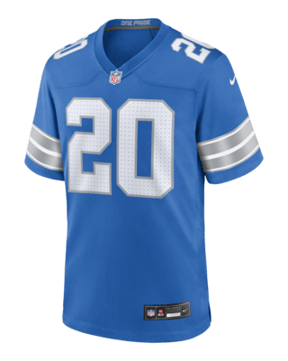 Мужские джерси Barry Sanders Detroit Lions Nike NFL Game Football Jersey для футбола