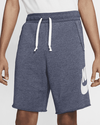 men's french terry shorts nike sportswear alumni