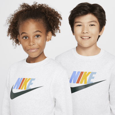 Sudadera para niños talla grande Nike Sportswear Club Fleece