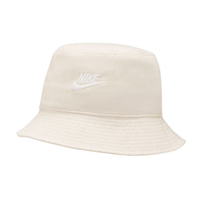 White Womens Washed Futura Hat, Nike