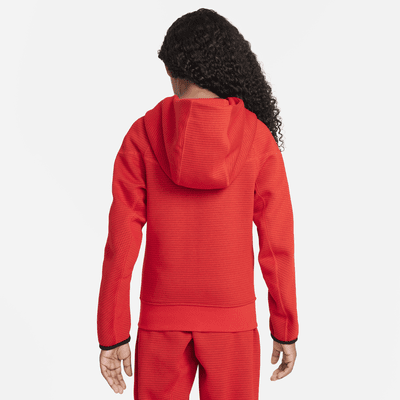 Nike Sportswear Tech Fleece Big Kids' (Boys') Winterized Full-Zip Hoodie.