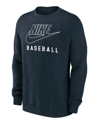 Мужской свитшот Nike Swoosh Club Fleece Baseball Pullover Crew-Neck