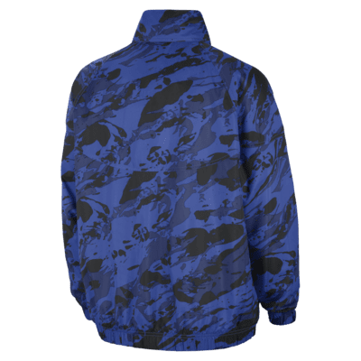 Chamarra tipo anorak universitaria Nike para hombre Duke Windrunner