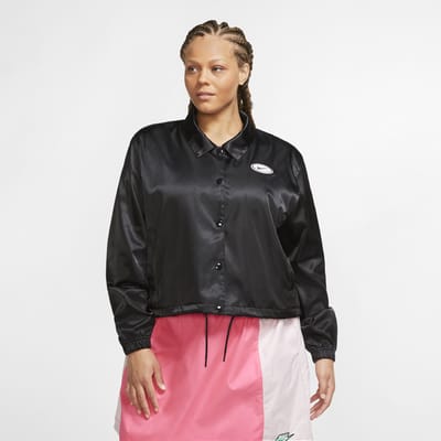 pink satin jacket plus size