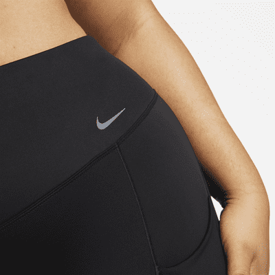 Nike Go Women's Firm-Support High-Waisted 20cm (approx.) Biker Shorts with Pockets (Plus Size)