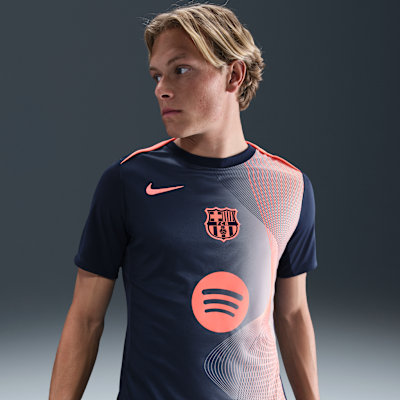 FC バルセロナ アカデミー プロ サード メンズ ナイキ Dri-FIT サッカー プレマッチ トップ