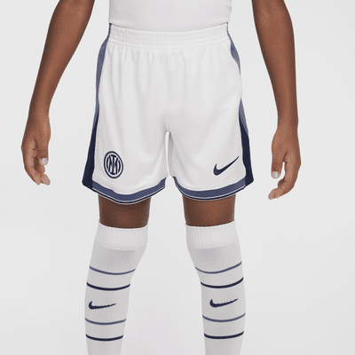 Segunda equipación Stadium Inter de Milán 2024/25 Equipación de tres piezas Replica Nike Football - Niño/a pequeño/a