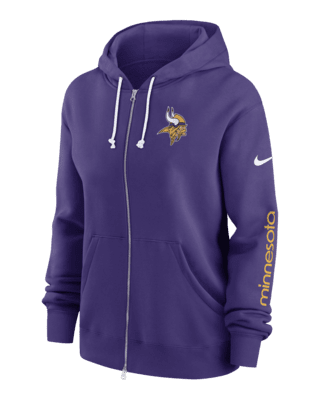 Женское худи Minnesota Vikings Phoenix Nike NFL Full-Zip Hoodie