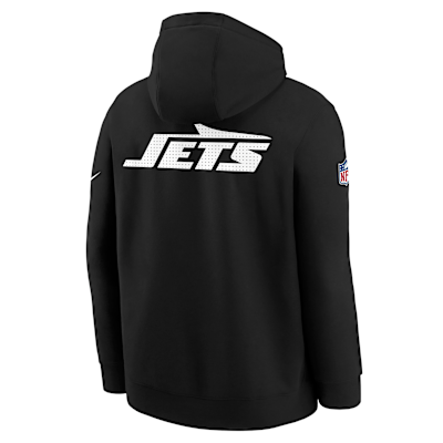 Sudadera con gorro sin cierre Nike de la NFL para niños talla grande New York Jets Sideline Club