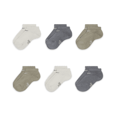 Nike Dri-FIT Performance Basics Little Kids' Low-Cut Socks (6 Pairs)