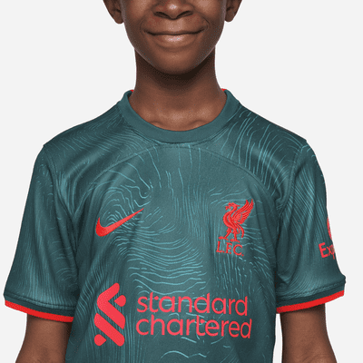 Liverpool FC 2022/23 Stadium Home Big Kids' Nike Dri-FIT Soccer Jersey