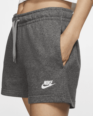 women nike shorts fleece