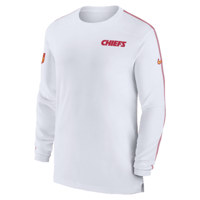 Kansas City Chiefs Sideline Coach Men's Nike Dri-FIT NFL Long-Sleeve Top