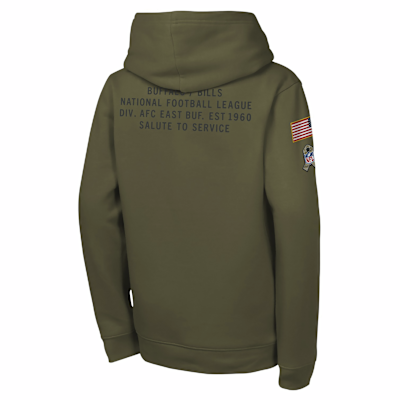 Nike Club Fleece (NFL Buffalo Bills) Big Kids' "Salute to Service" Pullover Hoodie