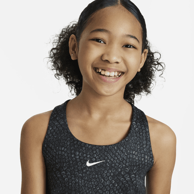 Nike Swoosh Older Kids' (Girls') Tank Sports Bra. Nike HR
